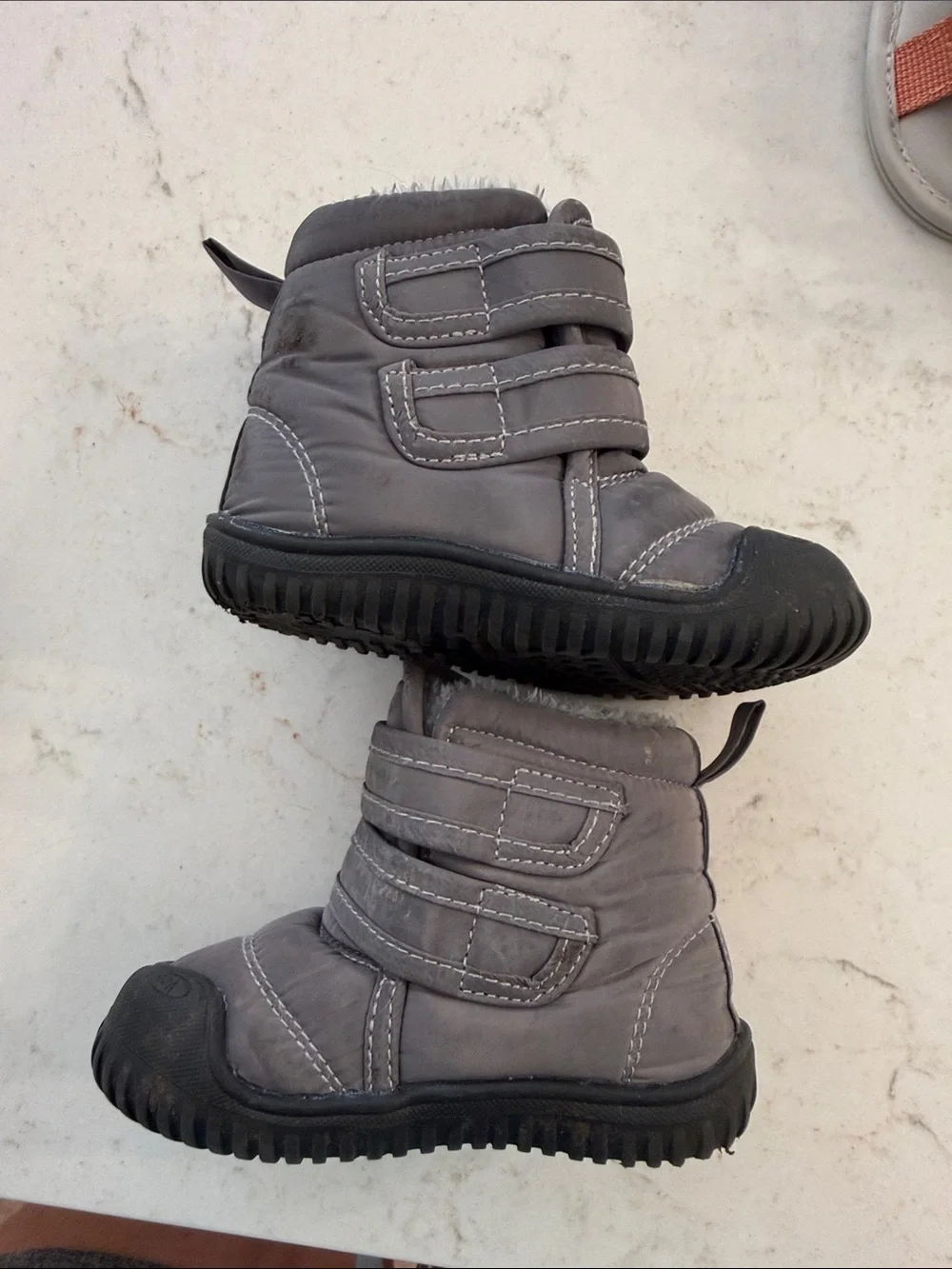 Kids Red and Gray Winter Boots & Multi-Color Sandals Bundle